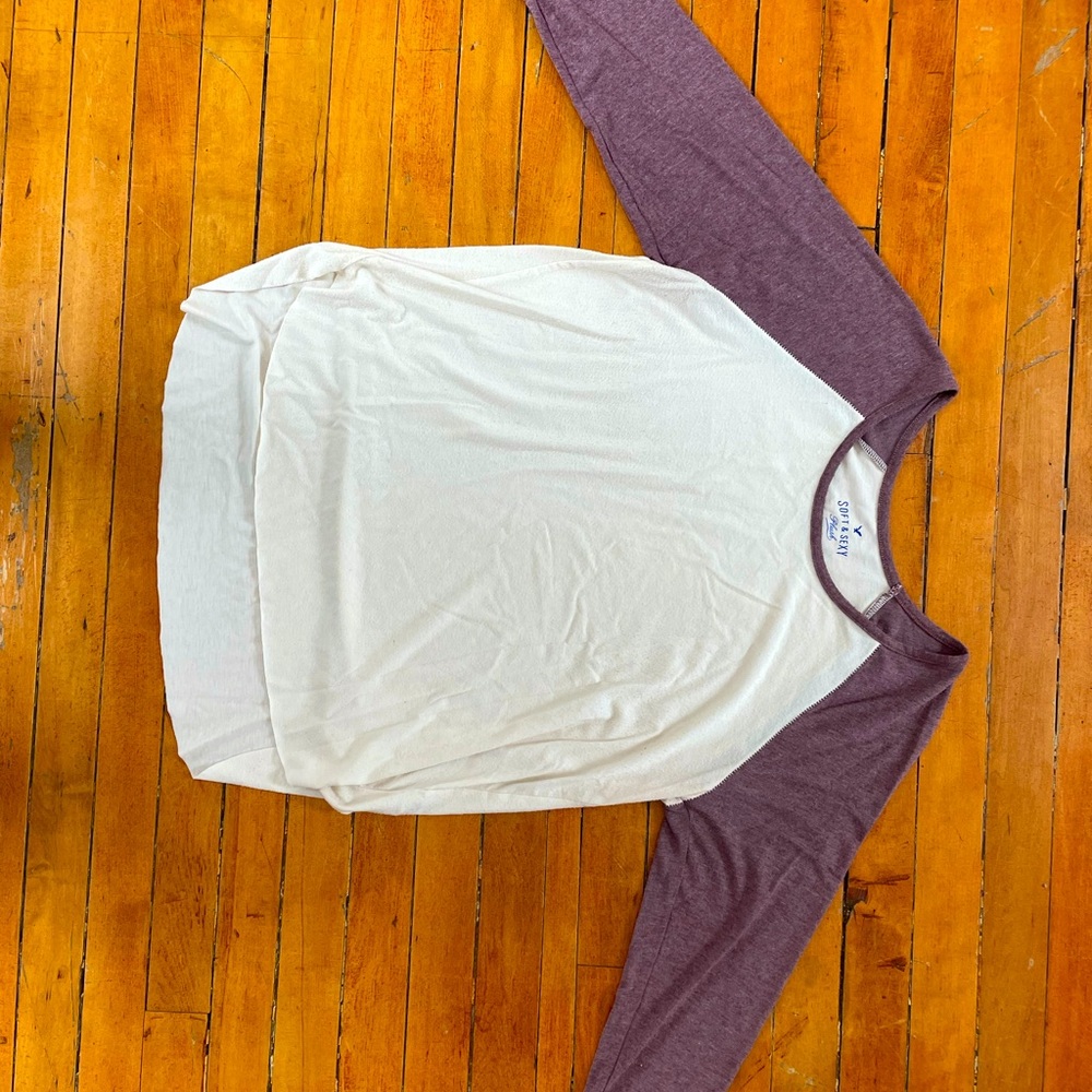 Soft and Sexy Baseball Quarter-sleeve tee